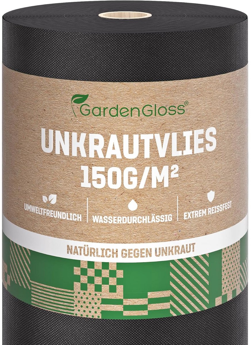 Ondoorlatend Onkruidvlies 150g/m² - Extra Sterk Tuinvlies Tegen Onkruid