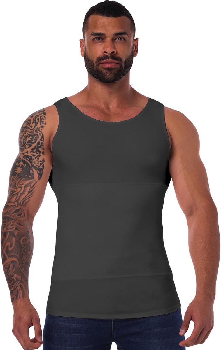 Corrigerende High Waist Shorts voor Heren Slim Fit Buikcontrole