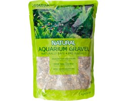 Decoratief Aquarium Grind - Natuurlijke Creek - Grijs 2-4 mm - 2 kg