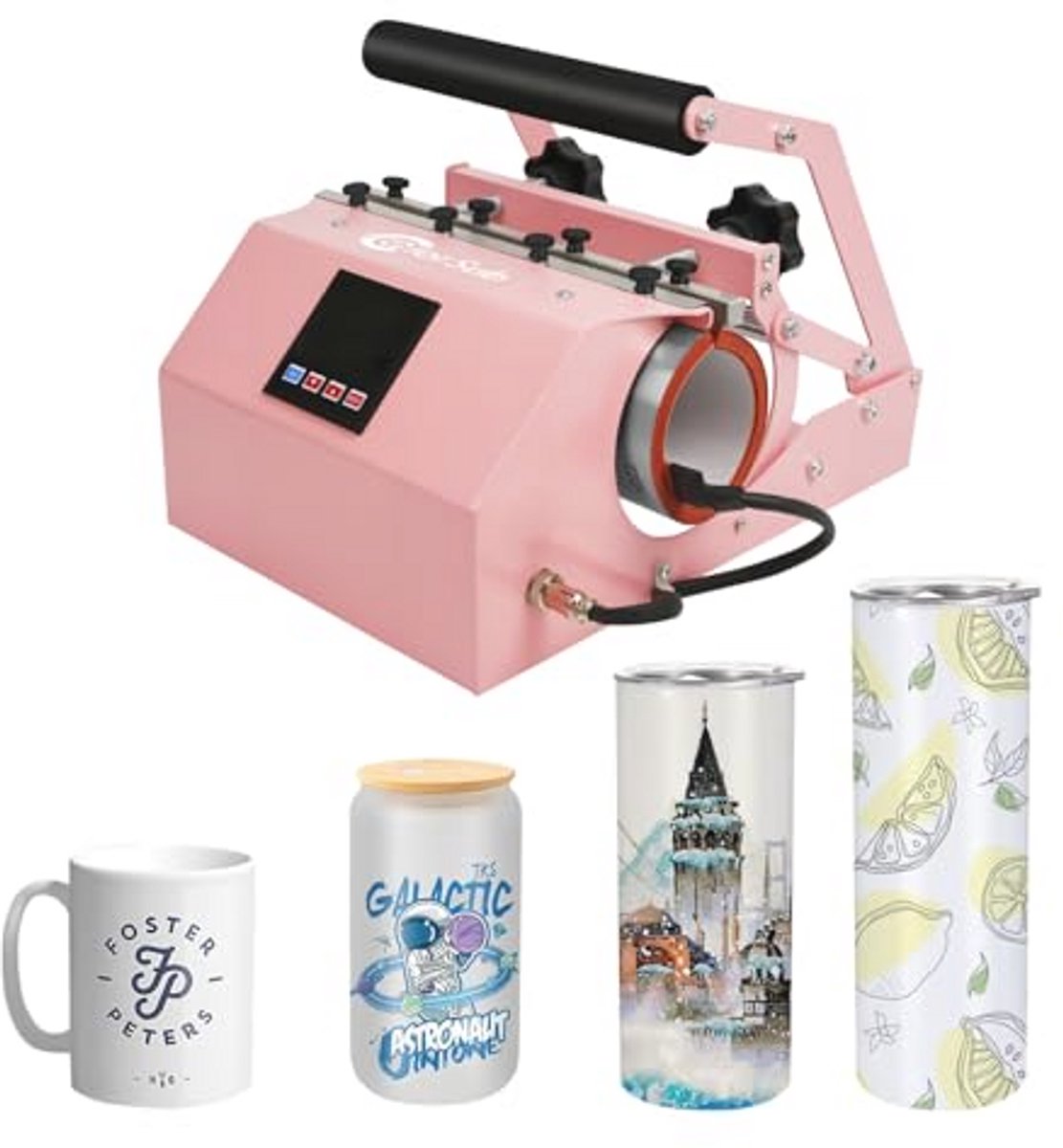 Mokpers Tumbler voor Sublimatie en Warmtepersmachine - DIY Cup Press