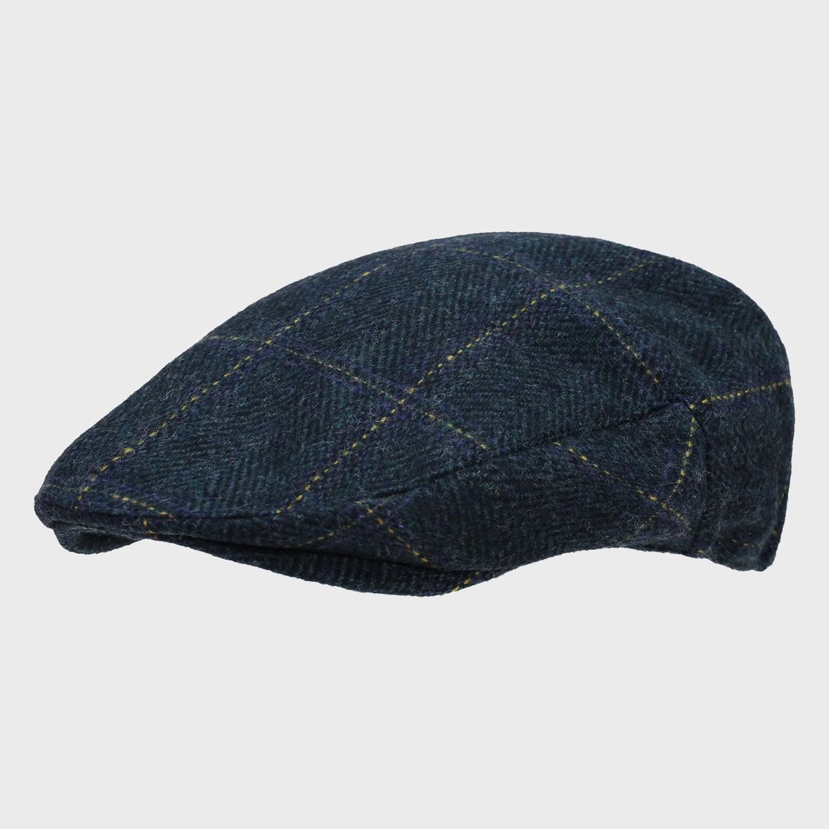 Sophos Lifestyle Vintage geruite platte pet Navy maat large (59cm)