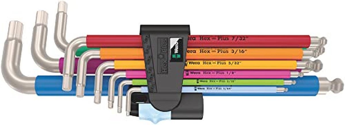 Hex-Plus Hoeksleutelset - Roestvrij Staal met Comfort Grip voor Efficiënt en Pijnloos Werken
