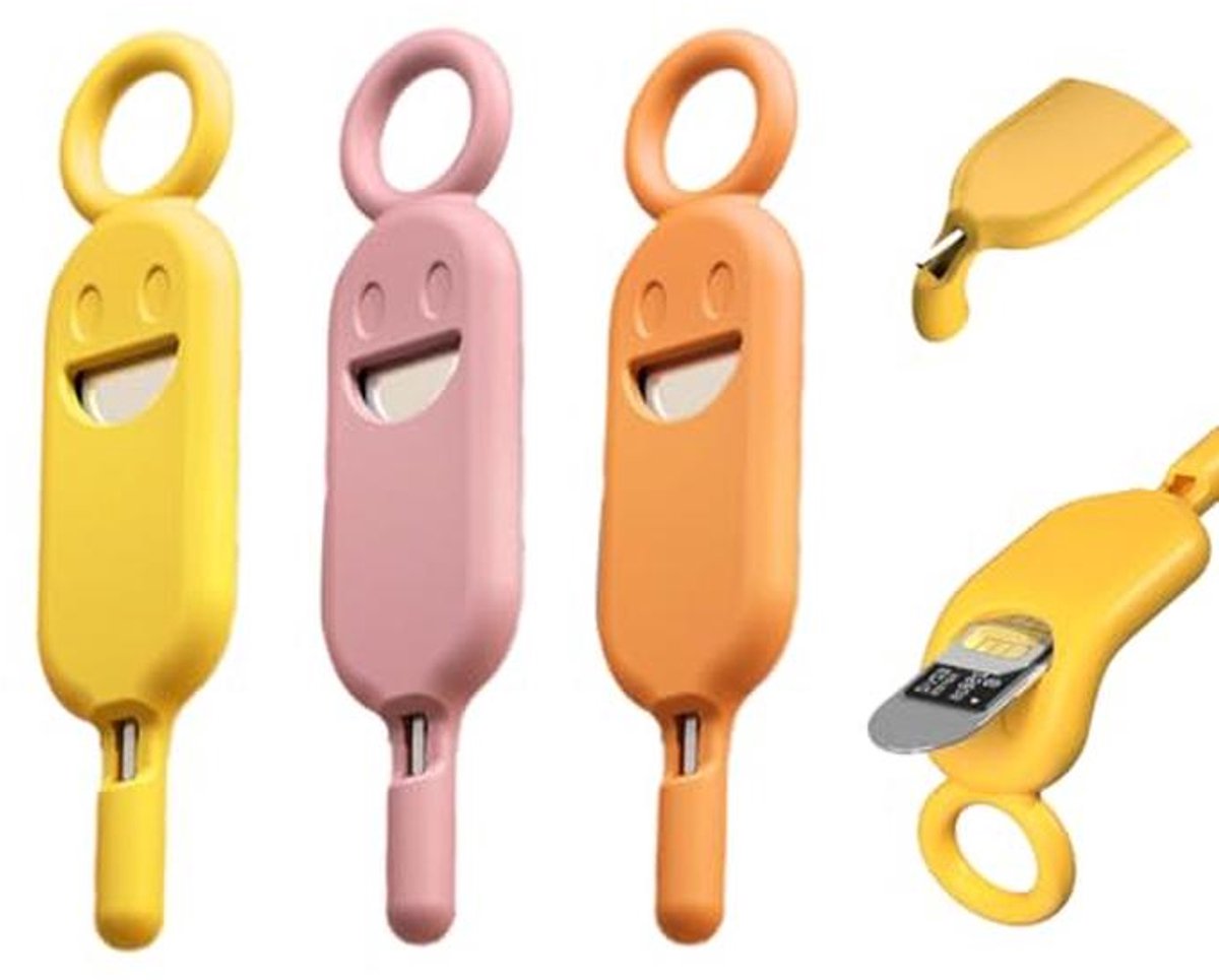 SIM-kaart uitwerpstift set - 3 stuks, draagbare verwijderingspinnen voor smartphones