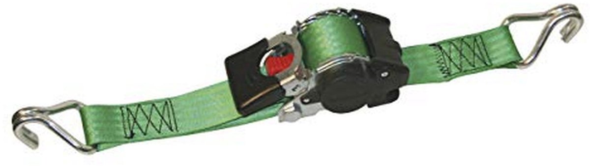 Automatische spanband 50 mm / 3 m met punt haak - 750/1500 kg