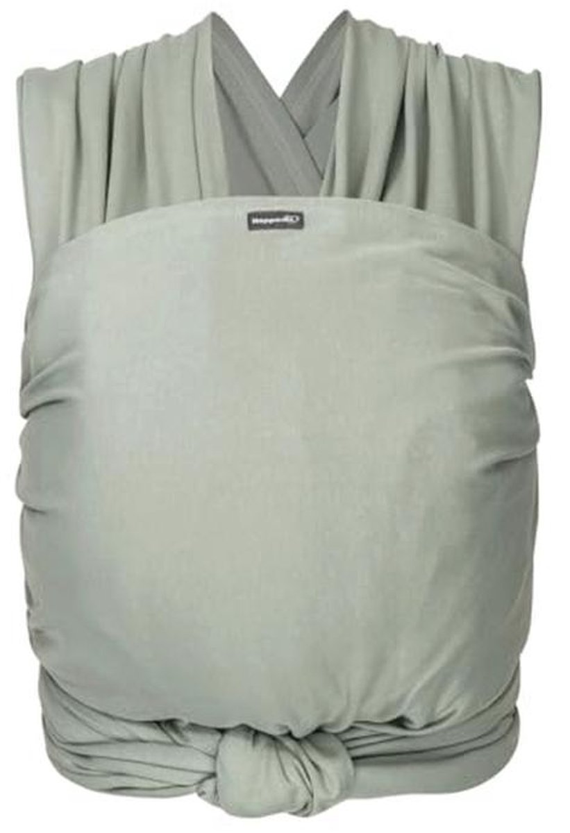 Elastic baby sling voor pasgeborenen 2-9 kg - biologisch katoen - 4.6 m - groen