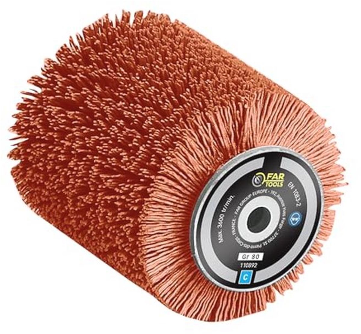 Nylon Schuurborstel Ø 80 mm - Effectieve Oplossing voor Ontgrijzen en Reinigen