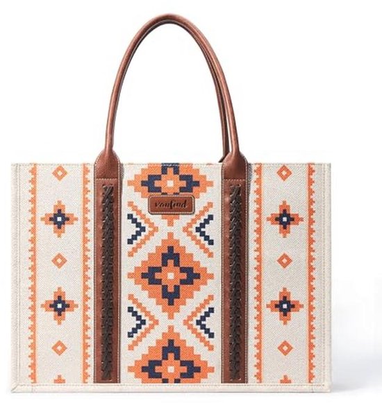 Kleurrijke patchwork draagtas voor vrouwen, stijlvolle lederen grote hobo handtas, dames casual laptop schoudertas portemonnee, Multi kleuren 2, Large