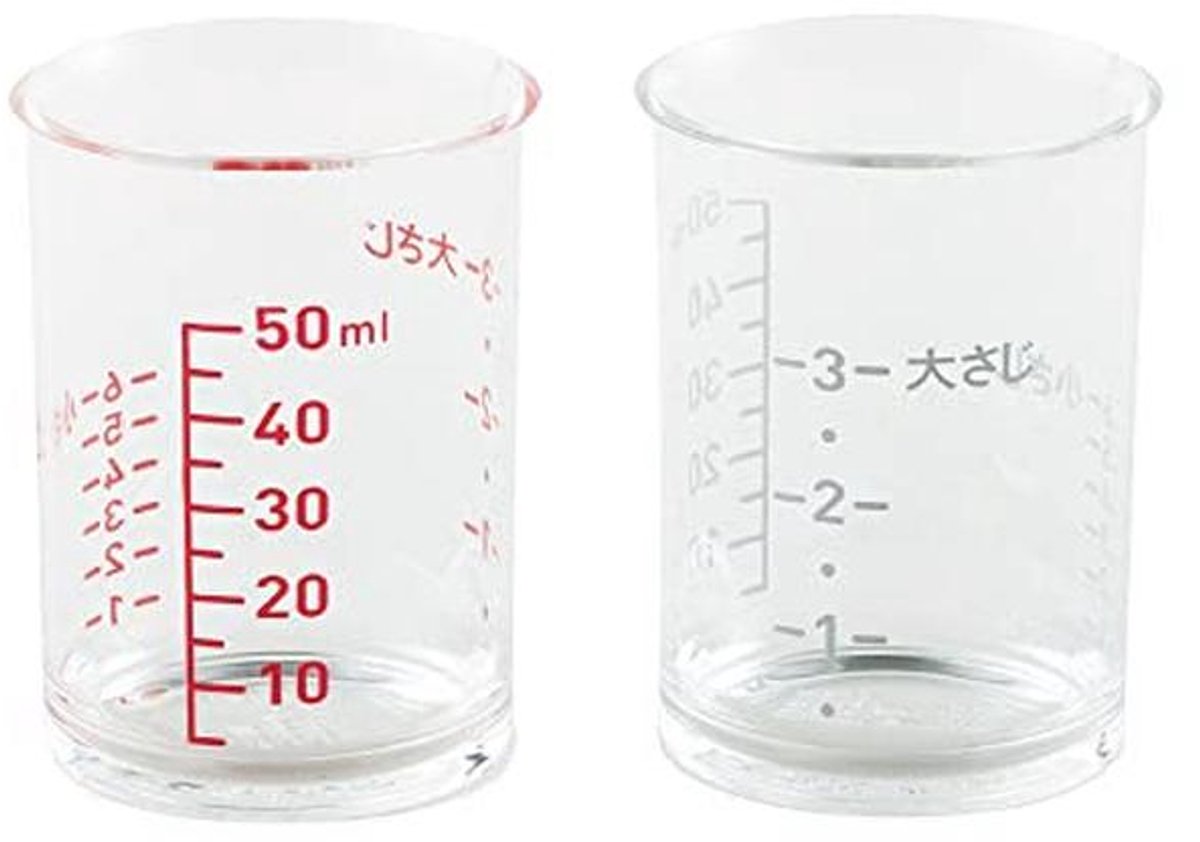 Maatbeker 50ml - Hittebestendig en Temperatuurbestendig