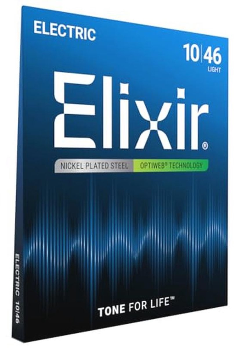 Elektrische gitaar snaren met OPTIWEB Coating, licht (.010-.046)