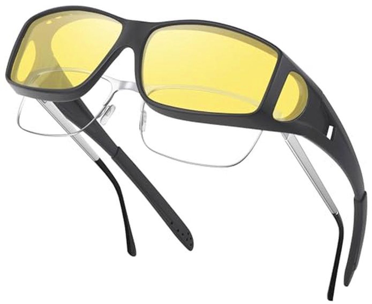 Gepolariseerde Nachtzichtbril voor Overdag en 's Nachts - Anti-Glare Comfortabel Rijden