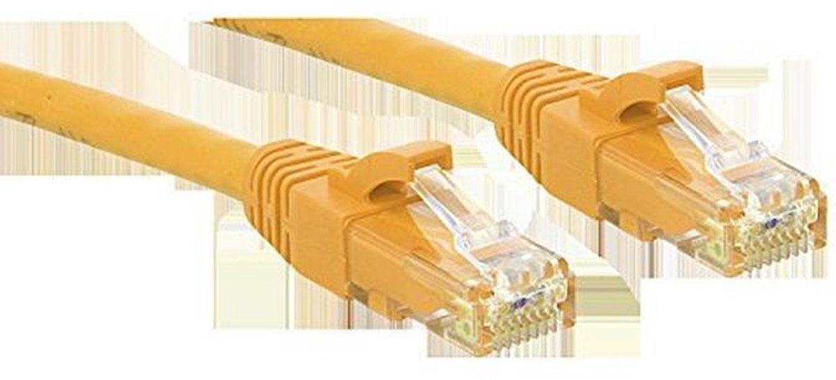 15m Cat.6 U/UTP netwerkkabel - Geel