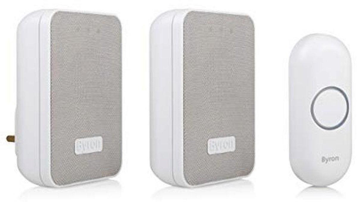 Draadloze Deurbel met Draagbare Batterij - Bereik 150 m, 16 Melodieën, 2 Stuks