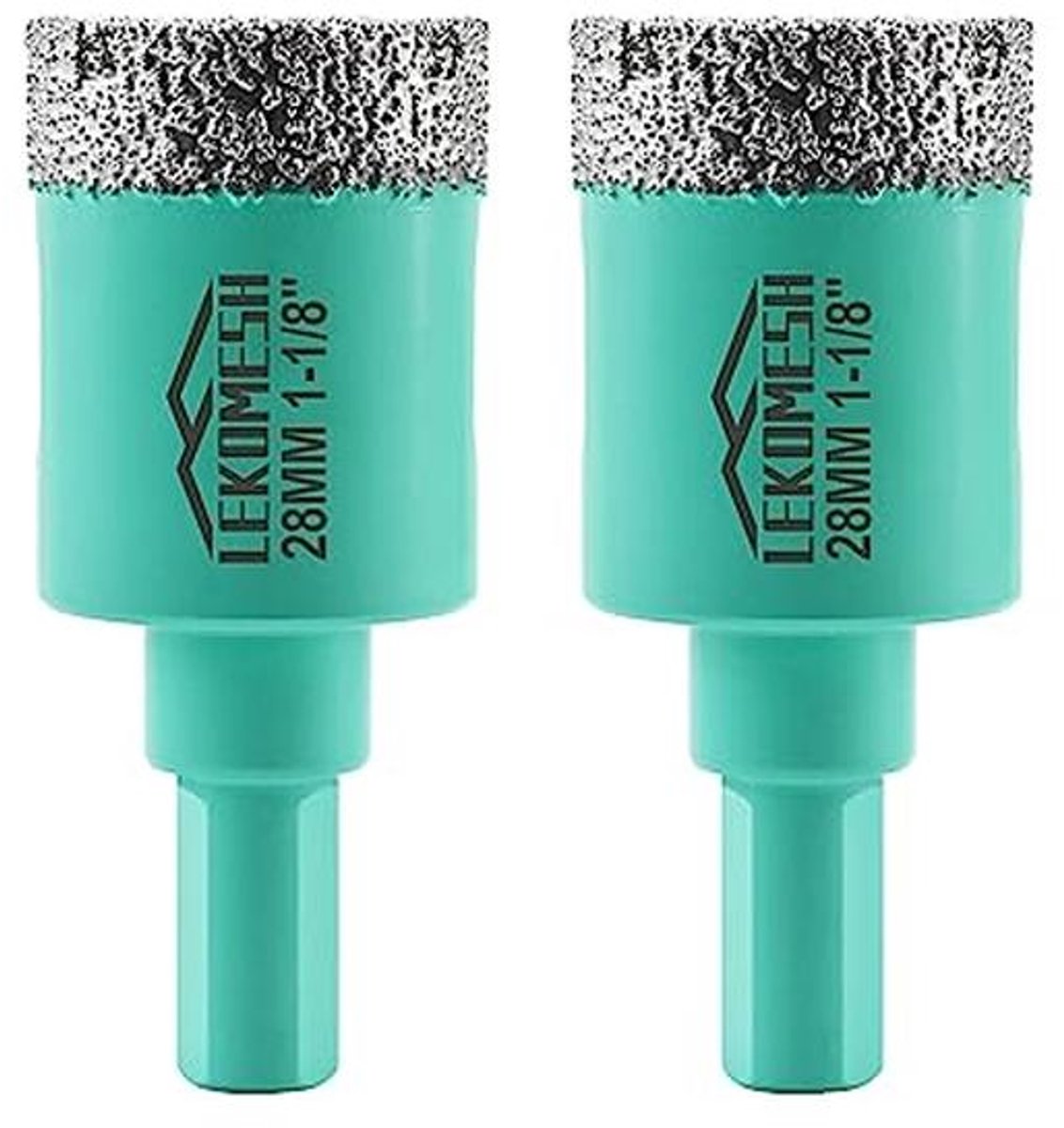 Diamantkern boren 1-1/8 inch voor keramische en stenen tegels, 2 stuks