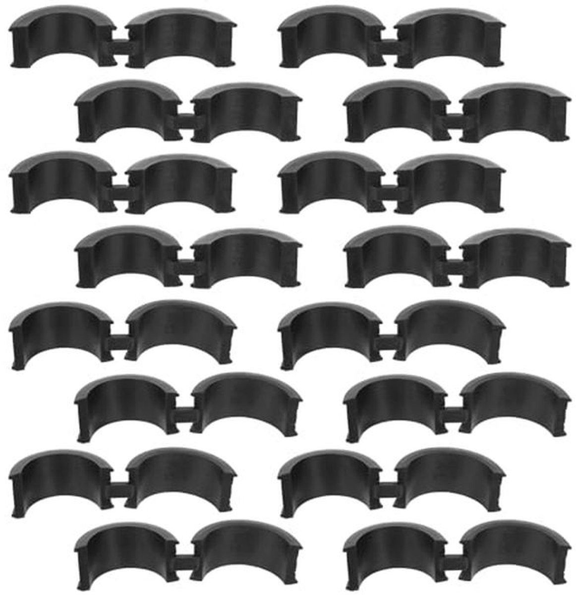 16 Stuks Rubberen Afdichtingen voor Fietsstuur - Antislip Stuuradapter voor Mountainbike Telefoonhouder
