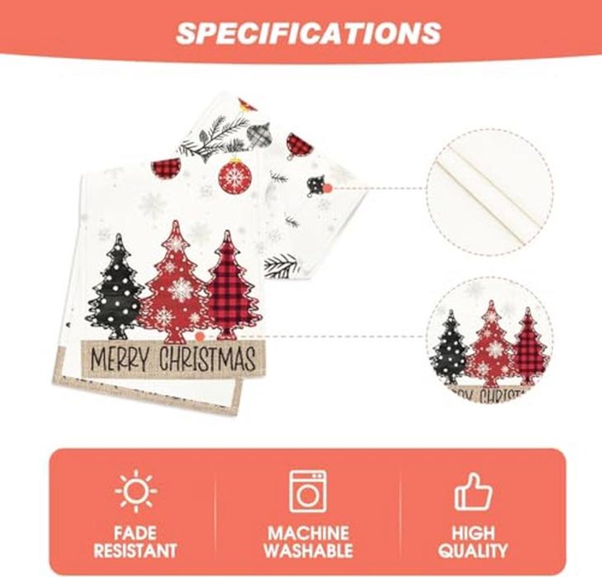 Kersttafelkleed voor Binnen - Decoratieve Kersttafelovertrekken