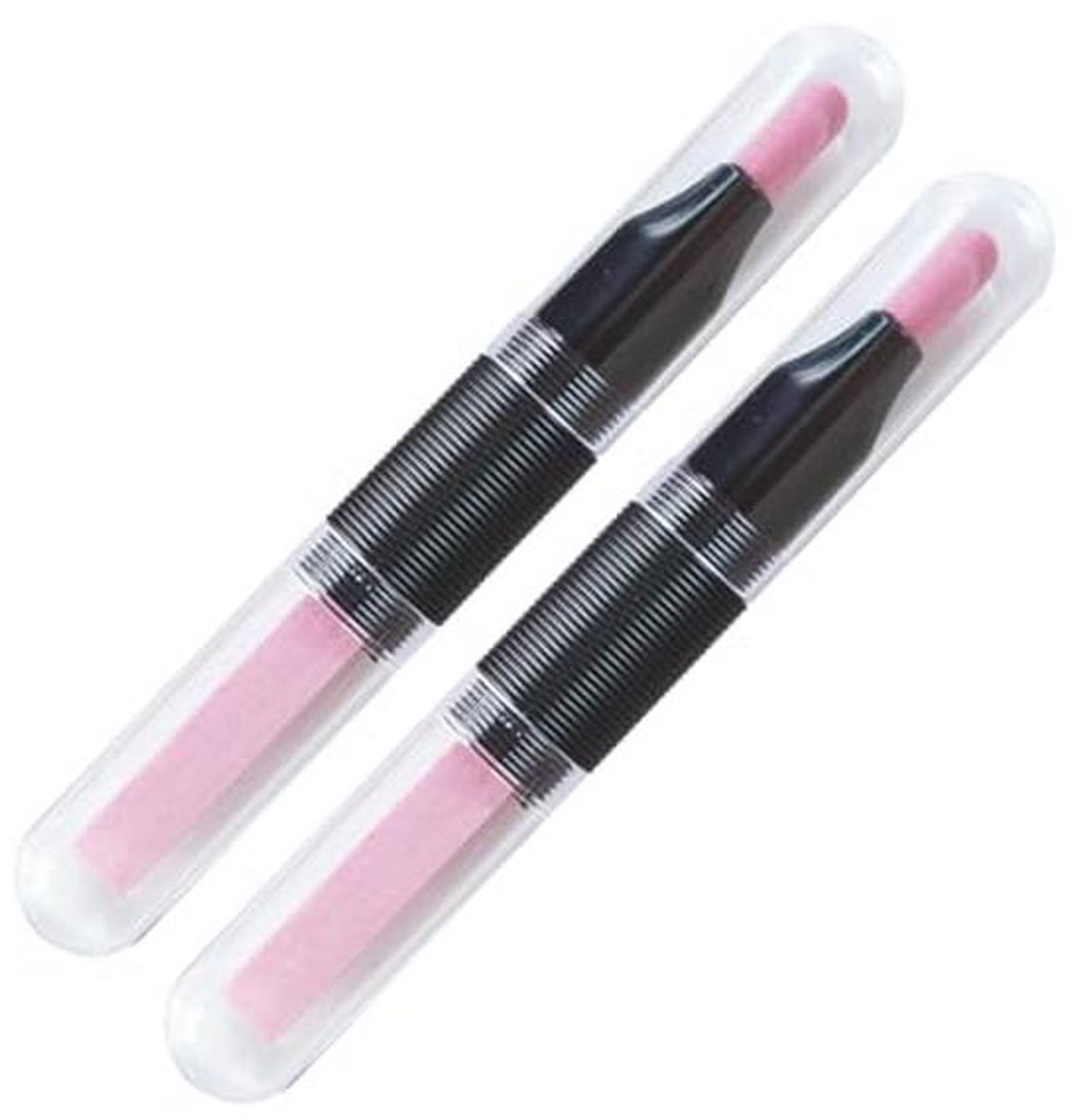 2 STKS Keramische Steen Nagel Pusher & Vijl - Cuticula Trimmer Manicure Gereedschap