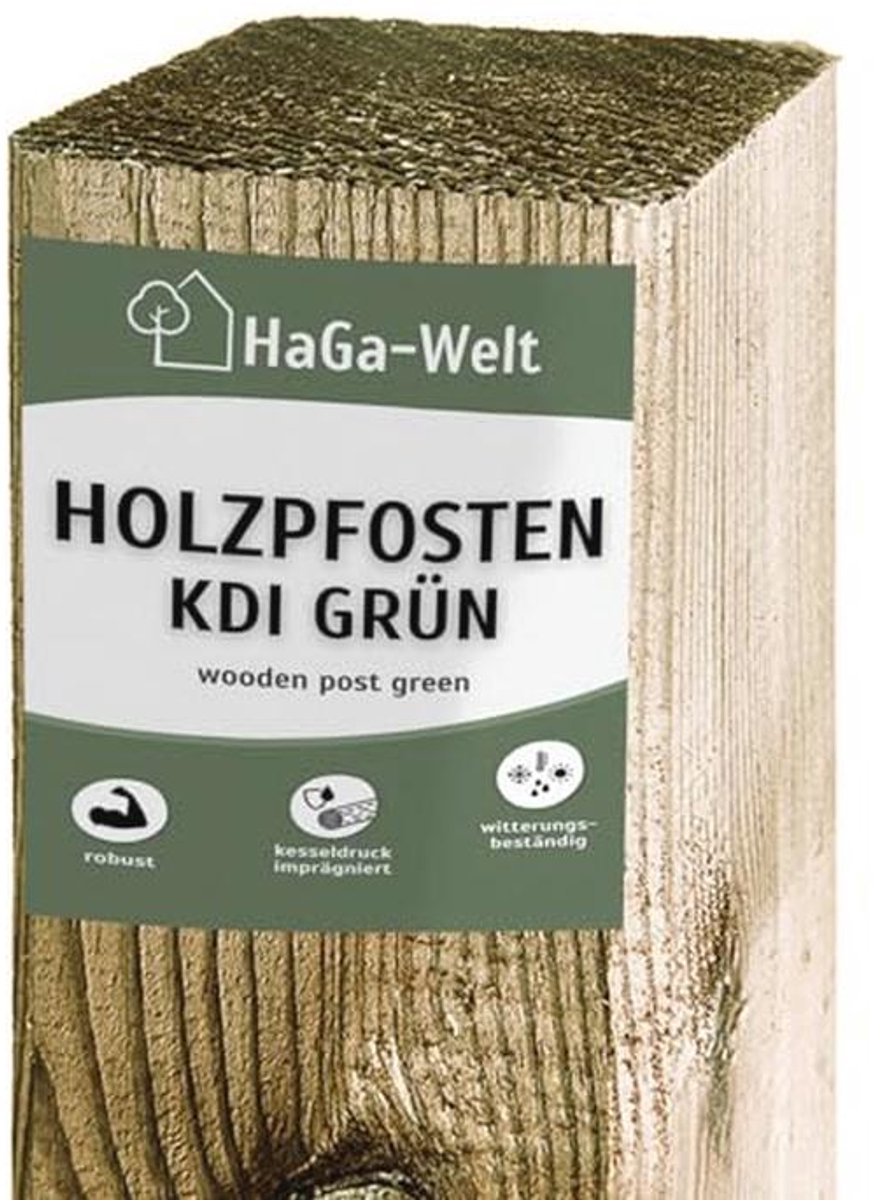 Houten Hekpalen 7x7cm | 180cm Hoogte | 5 Stuks - Voor Hekbouw - Ideaal Voor Tuinhek of Dierenomheining