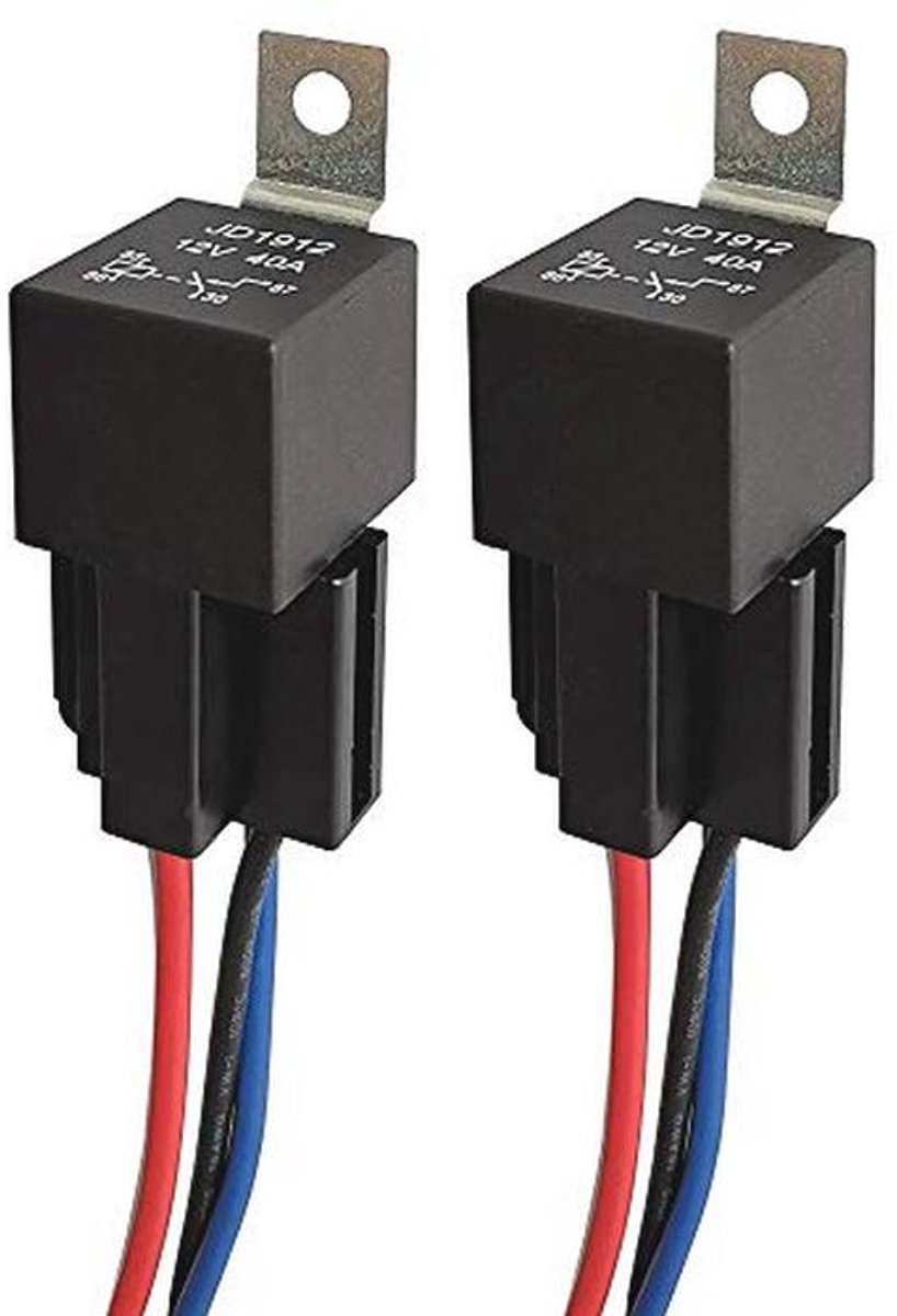 Auto Relais Harnas 12V 40A - 4-Pin SPST met Diode voor Auto's en Vrachtwagens