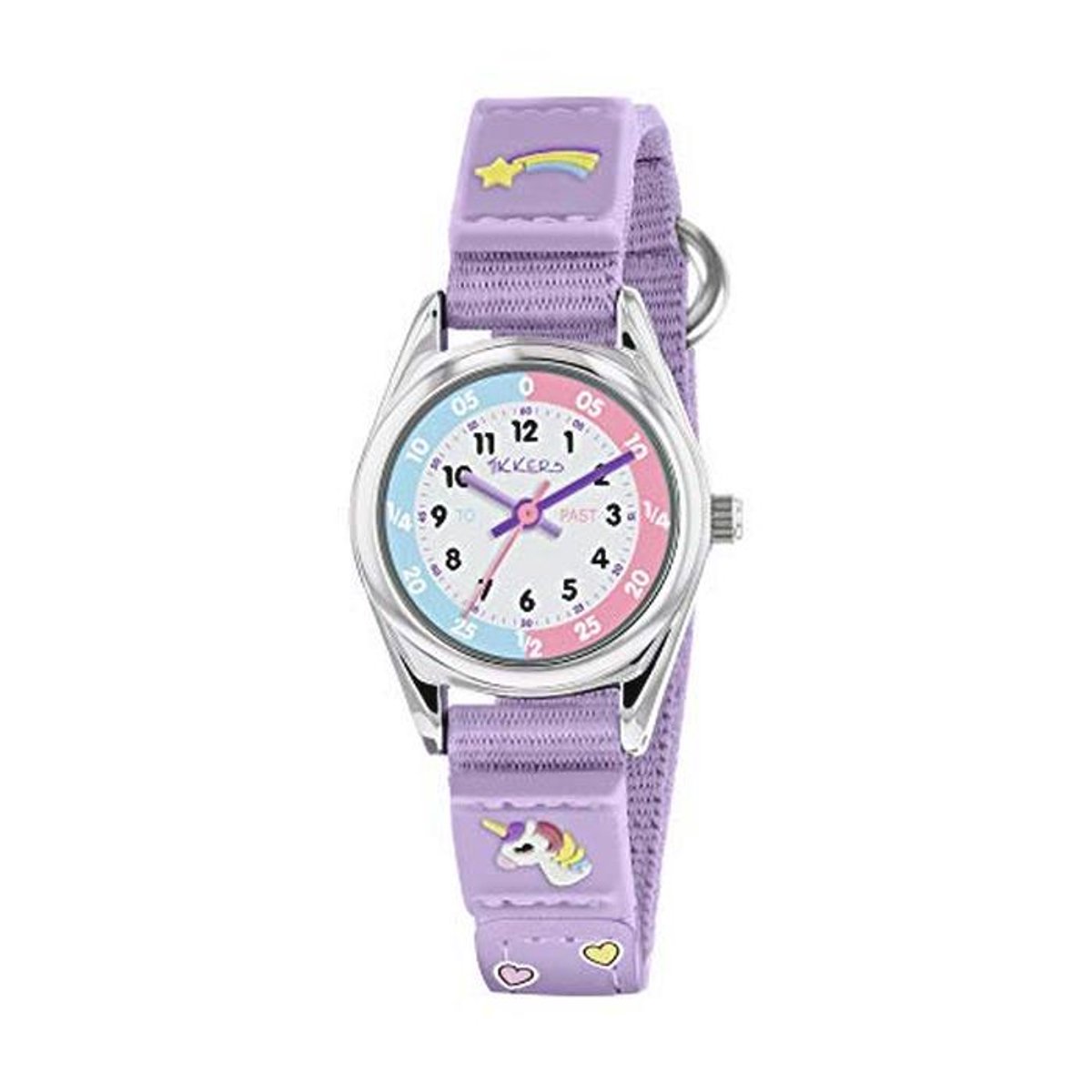 Meisjes Klassiek Analoog Quartz Horloge met Textiel Band