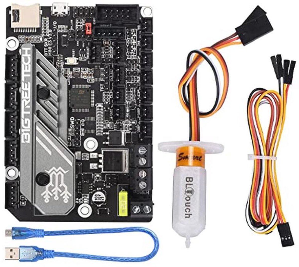 32Bit Silent Control Board voor 3D-printer - Upgrade voor Ender 3, Ender3 Pro, Ender 3 V2 met BLTouch