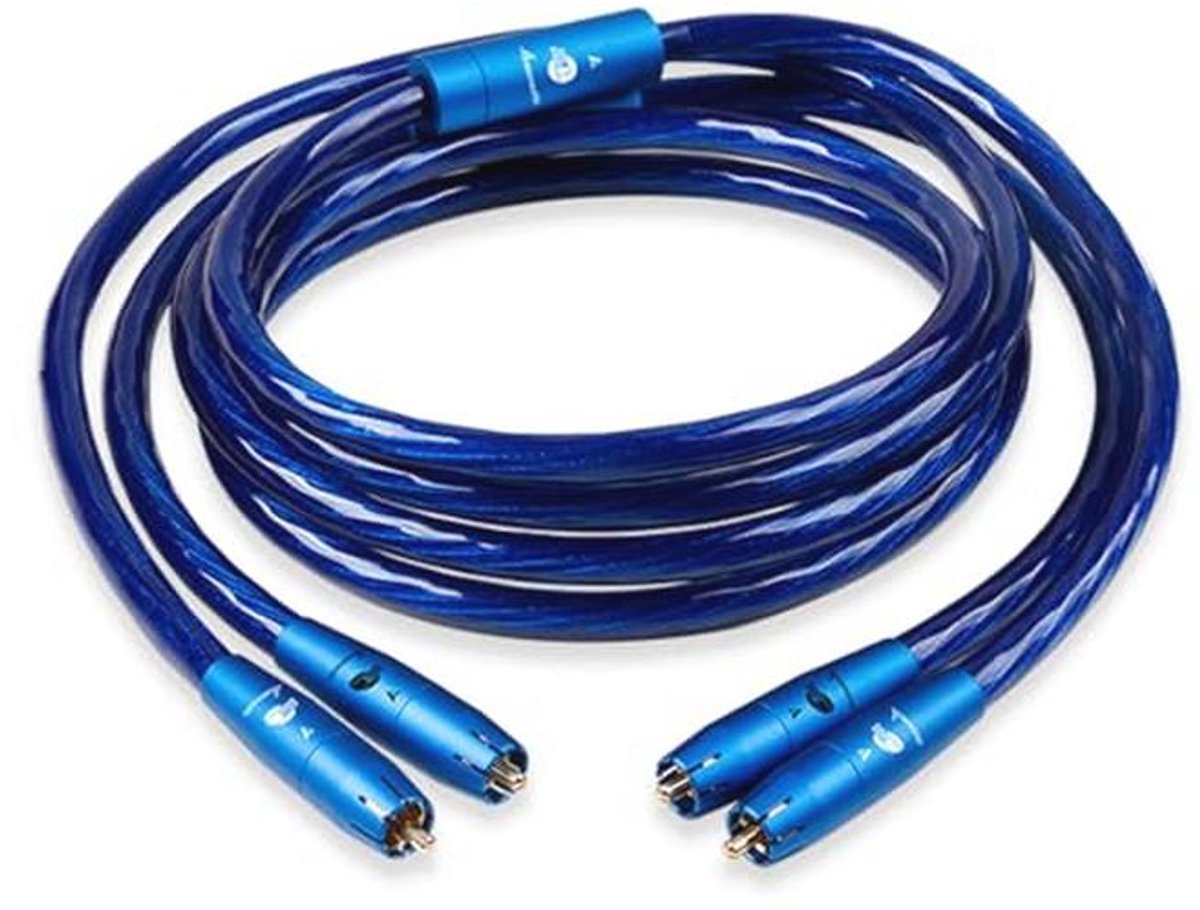 HiFi Audiofiele 2x RCA naar 2x RCA Stereo Kabel 1,5 m