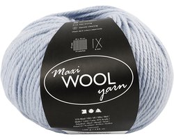 Creativ Company wolgaren zacht blauw - breigaren 125m 100g bol.