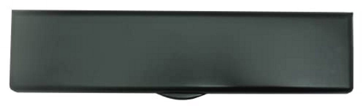 UAP 12 inch iPlate brievenbus met anti-vandaalklep en borstels - tochtbestendig, brievenbus voor houten en uPVC-deuren (24-80 mm) - weerbestendig, veilig brievenplaatontwerp (zwart)