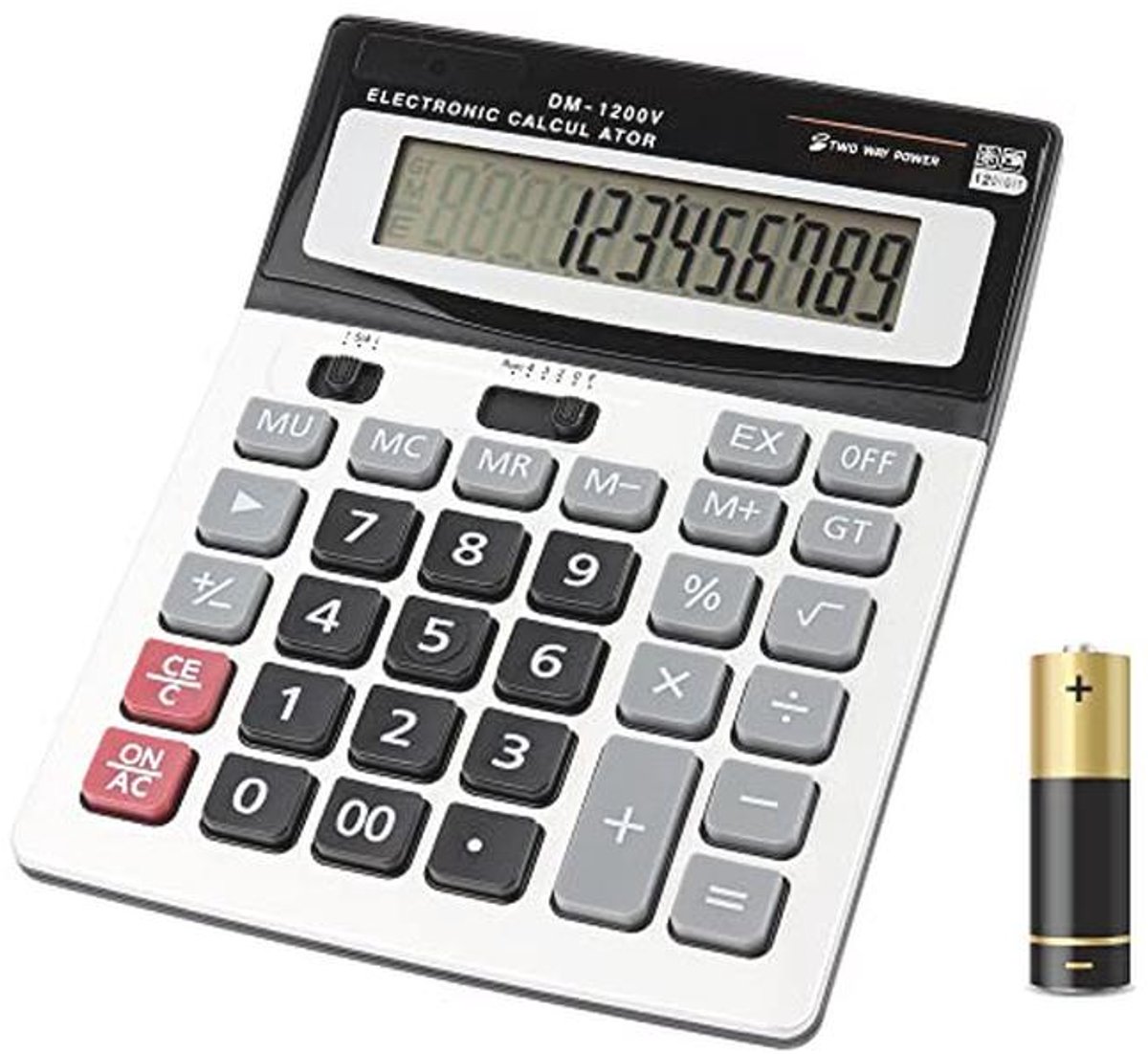 12 Digit Desktop Calculator voor Zakelijke Efficiëntie