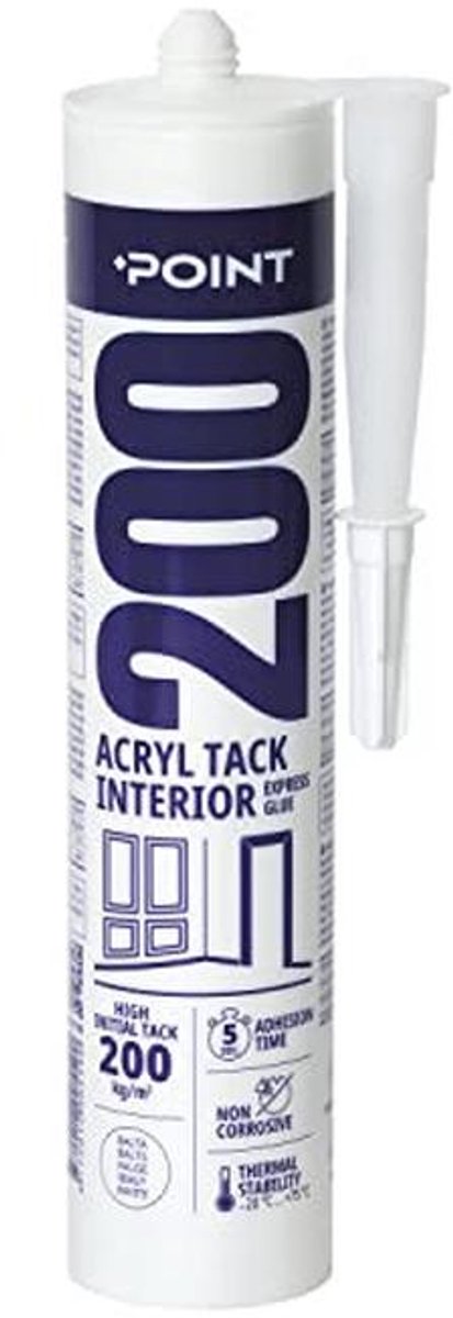 Extra Sterke Montage- en Acryllijm 300 ml - Watervast, Overshilderbaar, Extreem Snel