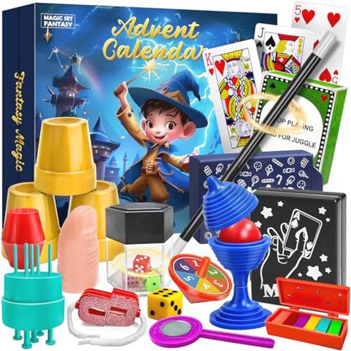 Goocheltrucset Adventskalender 2025 voor kinderen - Inclusief video & STEM-cadeaus voor 8 jaar en ouder