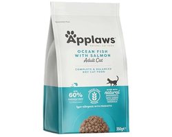 Natuurlijk Droog Catfood Ocean Vis met Zalm 350g Volwassen Katten