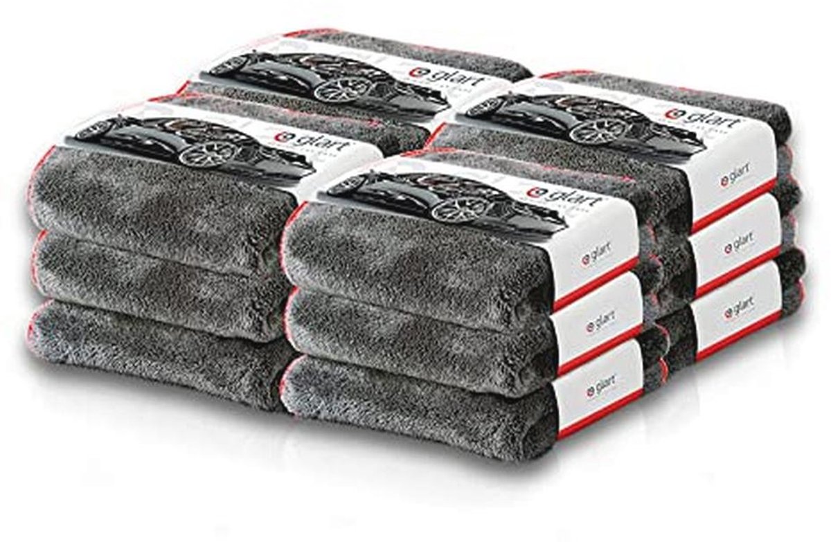 Set van 12 Premium Microvezeldoeken 600 GSM - Ultra Zacht en Pluisvrij voor Auto's