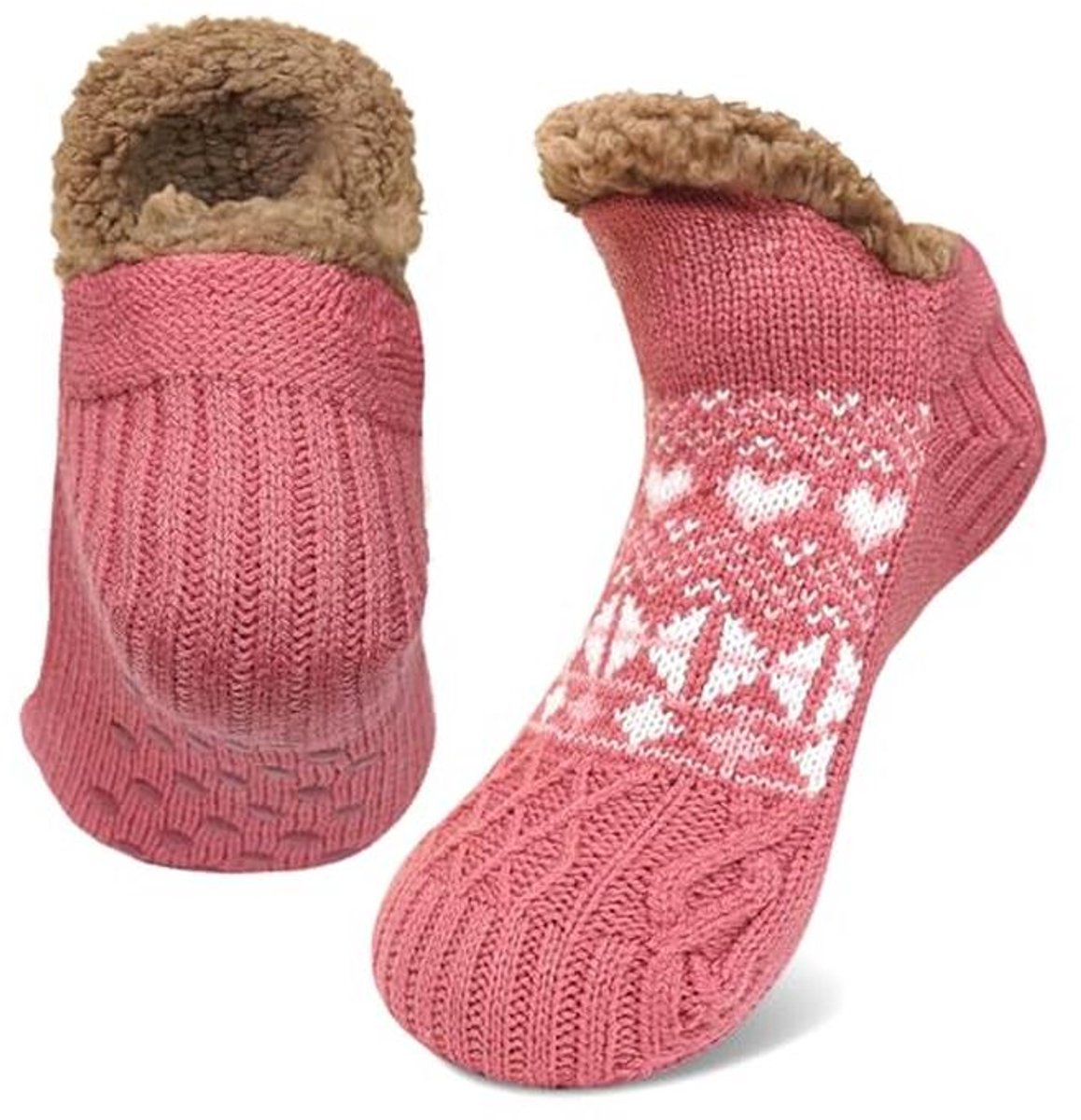 Non-slip Dames Huissokken - Warme Thermische Wintersokken - 1 Paar