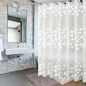 White Kant Voile Sheer Gordijnen, Landelijk Bloemenpatroon Vitrage, Luchtig Deco-Panelen, Set Van 2 (Size : WxH150x180cm/59x71inch White Kant Voile Sheer Gordijnen, Landelijk Bloemenpatroon Vitrage, Luchtig Deco-Panelen, Set Van 2 (Size : WxH150x180cm/59x71inch