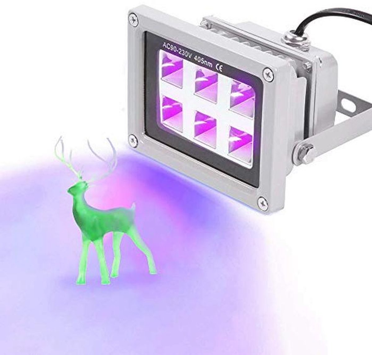 UV-hars uithardingslamp 405 nm - 6 W LED voor 3D-printer en meer