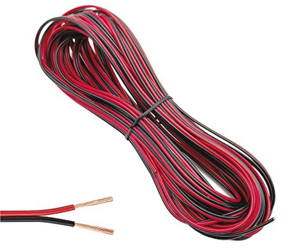 10 m 22AWG Elektrische Dubbele Kern Kabel - Rood/Zwart voor Verlichting en Elektronische Apparaten