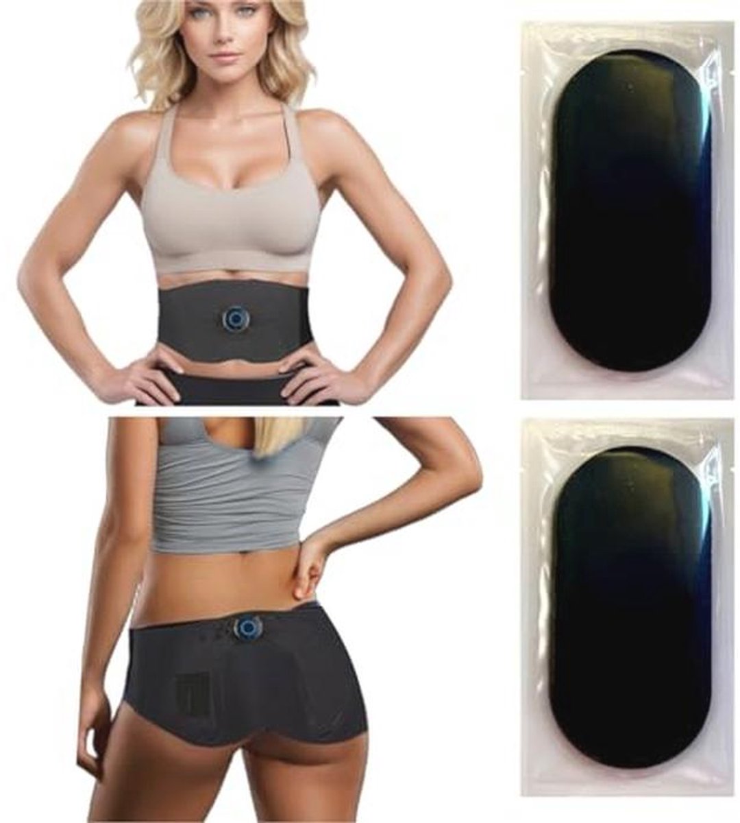 2 vervangingssets met gelpads voor buikriemen en hip trainers - 30% Korting