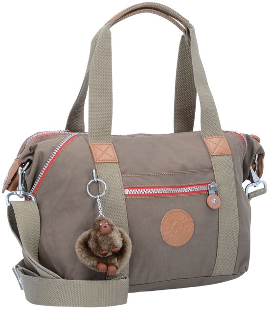kipling Sac à main Sac à épaule bandoulière Basic Eyes Wide Open Art Mini Handbag True Beige Combo Brun
