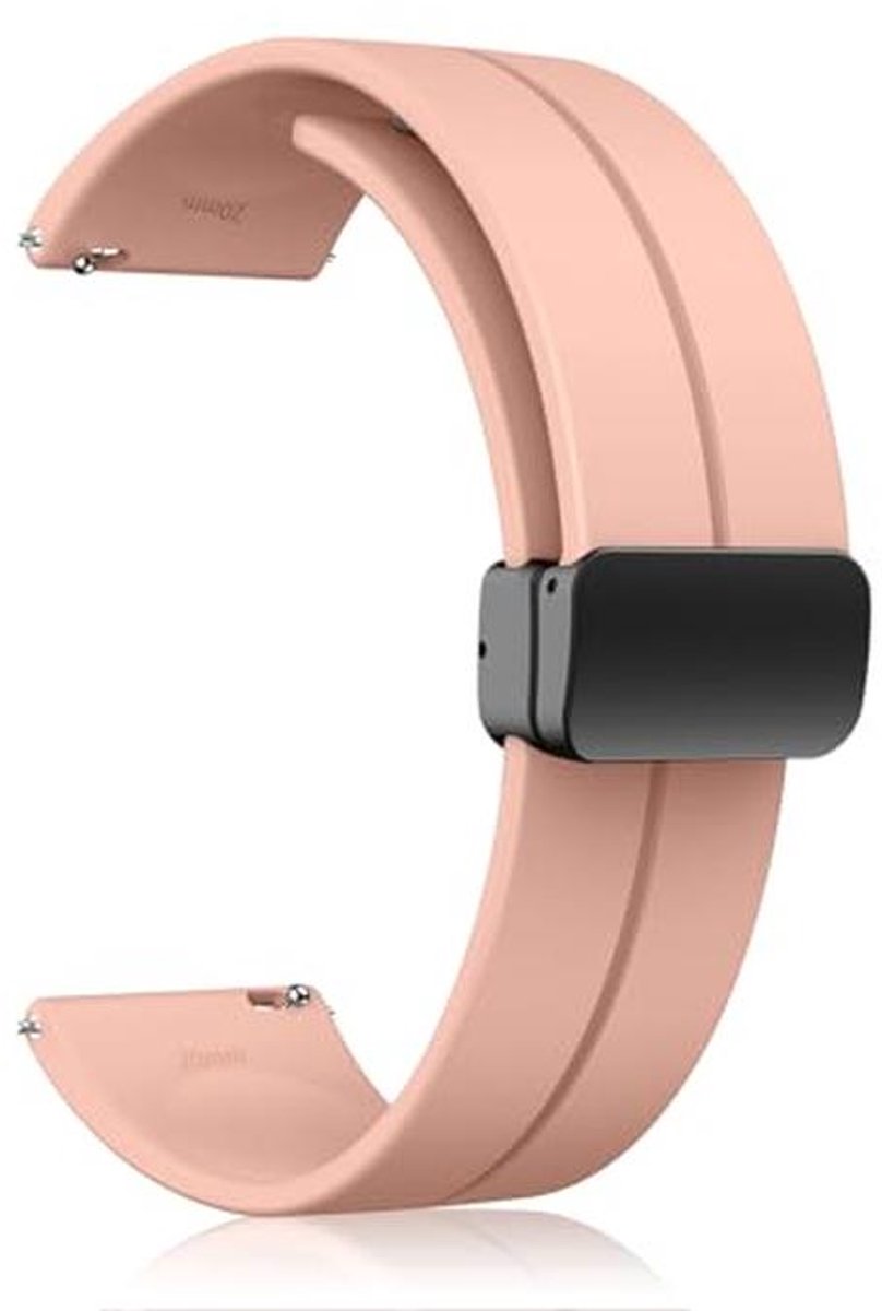 Siliconen Sportarmband 20 mm 22 mm met Magneetsluiting - Reserveband