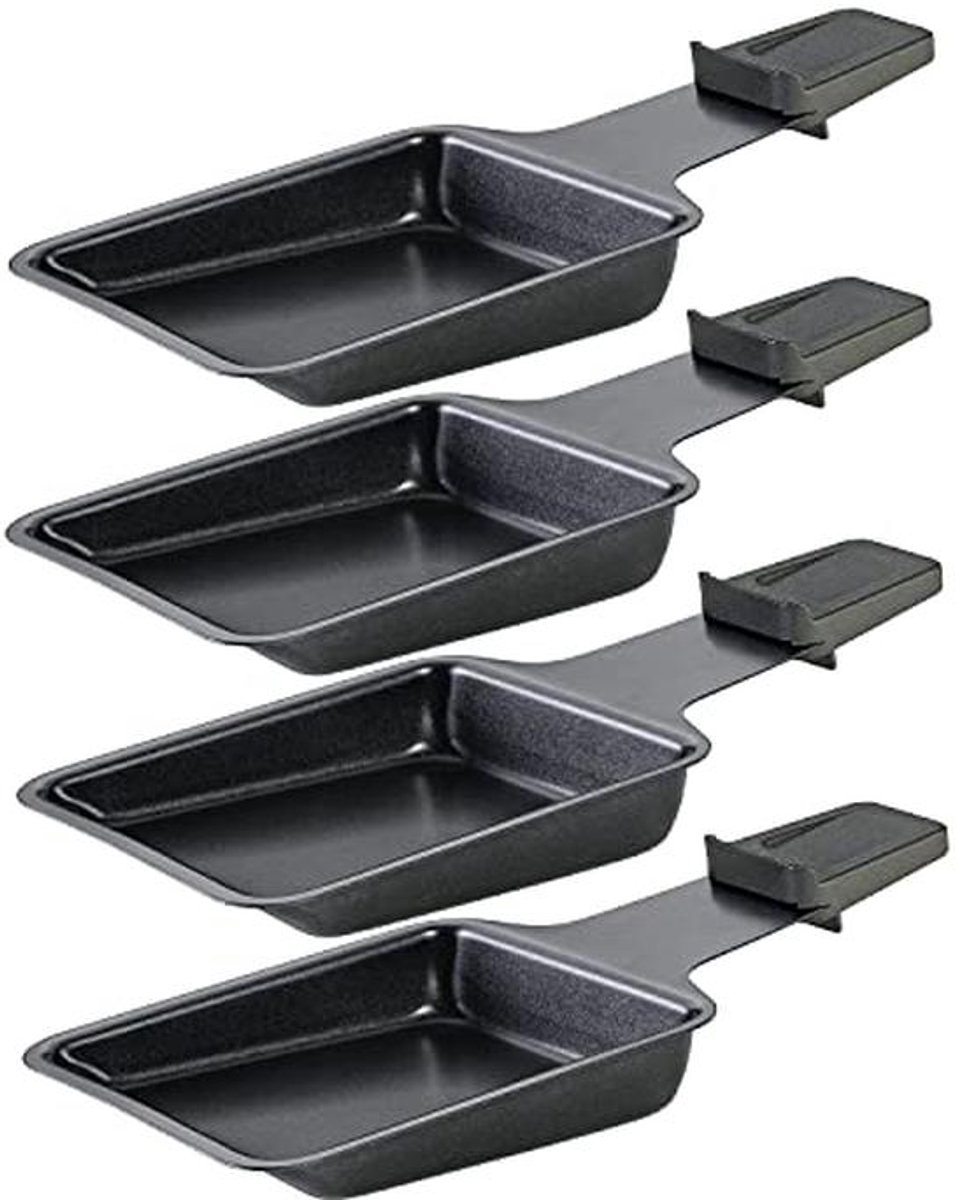 Raclette Pannetjes Set van 4 Stuks voor Compacte en Grote Modellen — cadeau in Cadeau-ideeën - foto 5