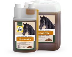 Vitalstyle LijnzaadOlie - VoordeelBundel - Supplement voor Paarden - Dé Gezonde Aanvulling op de Voeding