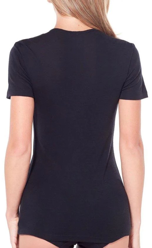 Icebreaker 175 Everyday SS Crewe Dames Thermoshirt - Black - M