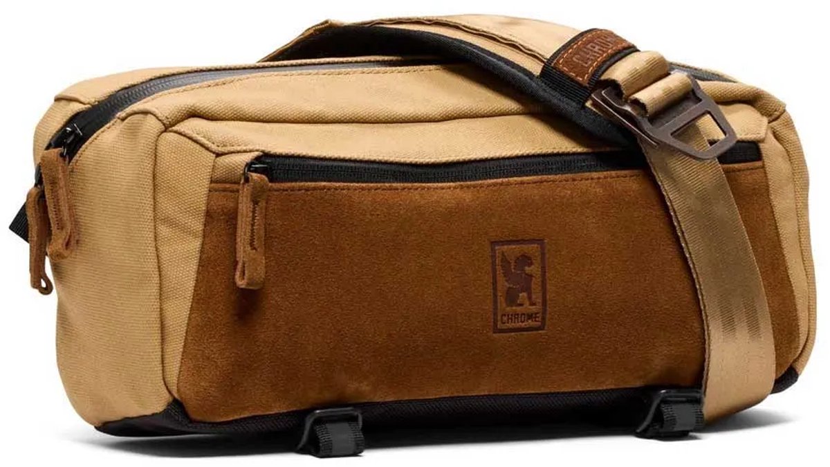 Chrome Mini Kadet Crossbodytas Bruin Man,Vrouw