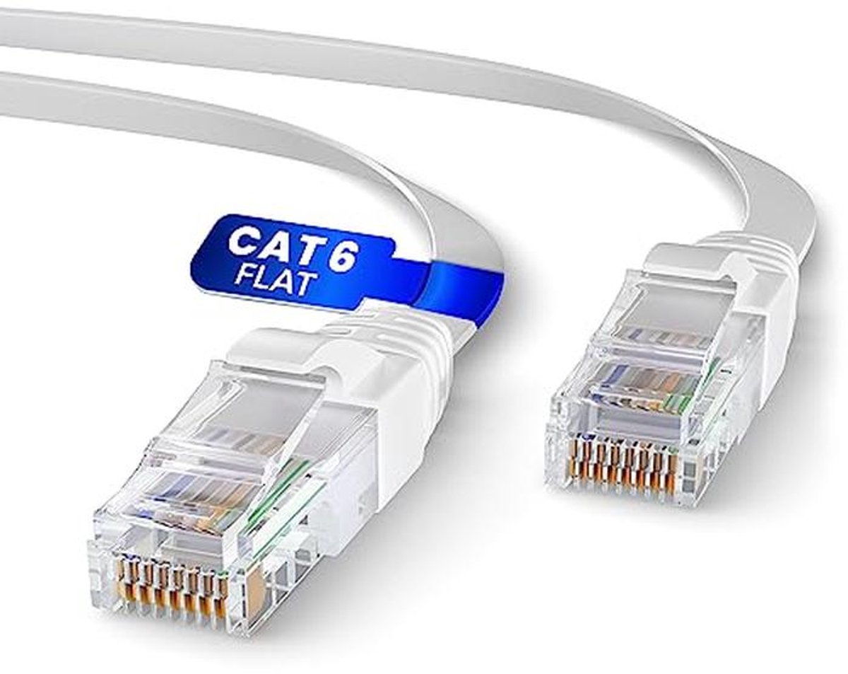 Flat Cat6 Ethernet Kabel 15m voor Hoge Snelheid Internetverbinding