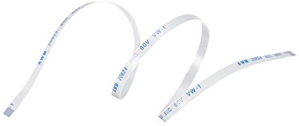 5-pack 6-pins FFC FPC kabel 0,5 mm 300 mm voor LCD 3D-printer en camera