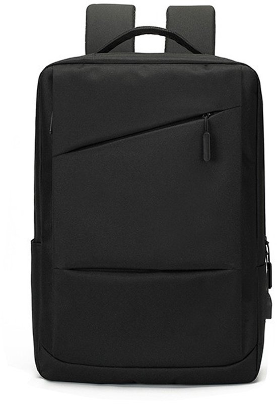 Rugzak - schoolrugzak - rugtas - backpack - laptop rugzak - Oxford rugzak - meerdere vakken - dagelijks gebruik - zwart