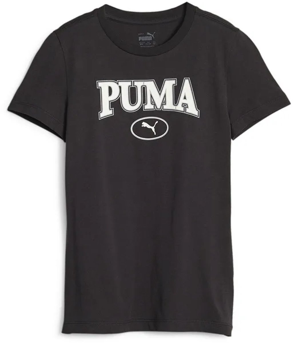 Puma Power Colorblock T-shirt Met Korte Mouwen 7-8 Years Meisje Zwart