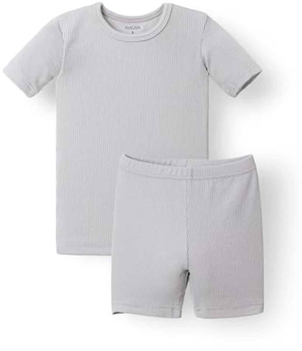 Baby Jongens Meisjes Pyjama Set - Snug Fit Geribbelde Nachtkleding voor Peuters