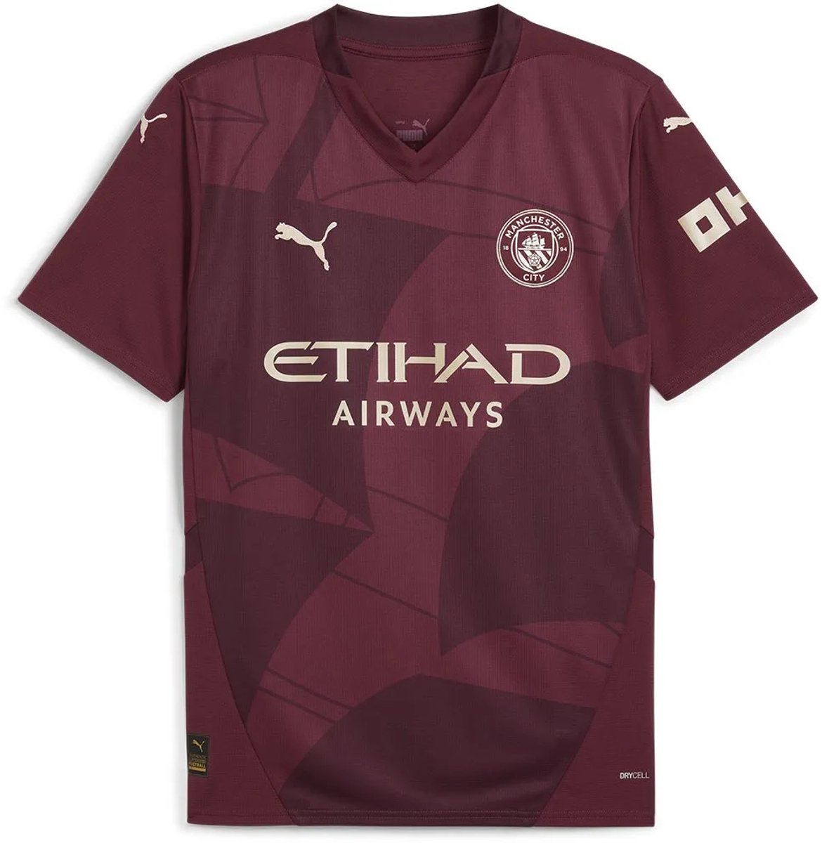Puma Manchester City Fc 24/25 Derde T-shirt Met Korte Mouwen Paars XL Man