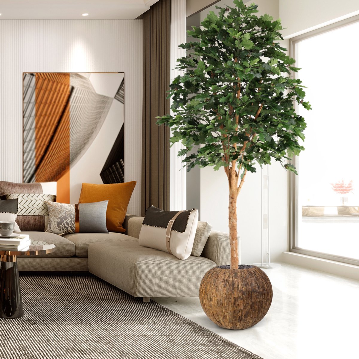 Kunst Eikenboom Deluxe 250cm